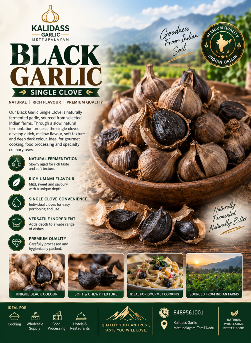 BLACK GARLIC SINGLE CLOVE