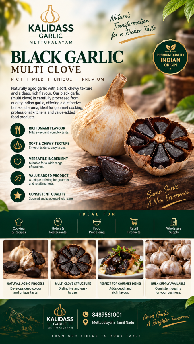 BLACK GARLIC MULTI  CLOVE